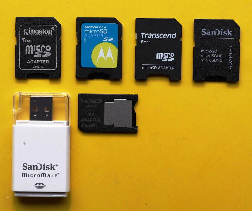 NEU SanDisk Sony Motorola Adapter M2 MicroMate MS Duo Pro zu USB | microSD zu SD - Bild 1 von 1