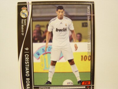 Panini WCCF 2009-10 Cristiano Ronaldo No.9 Real Madrid Spain La