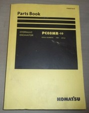 KOMATSU PC88MR-10 EXCAVATOR PARTS MANUAL BOOK CATALOG S/N 7001-UP