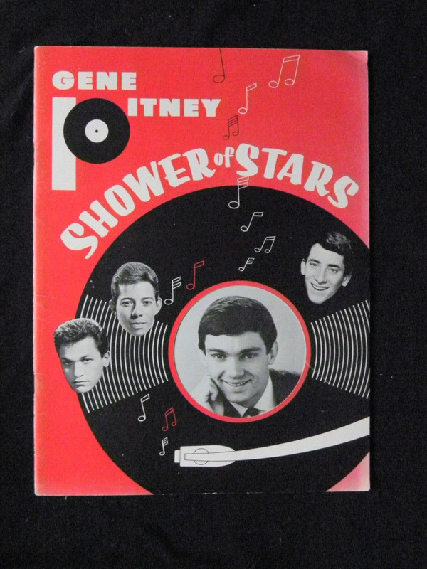 1965 GENE PITNEY SHOWER OF STARS CONCERT PROGRAM - GARY LEWIS & THE PLAYBOYS
