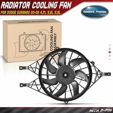 New Engine Radiator Cooling Fan Assembly for Dodge Durango 00-03 Dakota 00-04
