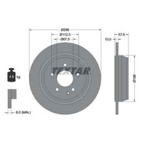 Textar 2X Bremsscheibe 93123503