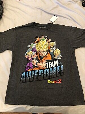 Dragon Ball Z Saiyans And Androids Boy's White T-shirt-x-large