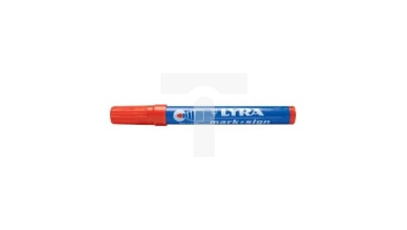 Permanent marker waterproof Lyra round red 4020017 /T2UK