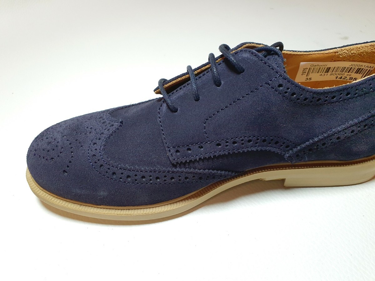 GALLUCCI Halbschuh Budapester Schnürschuh Lederschuh 2051 35