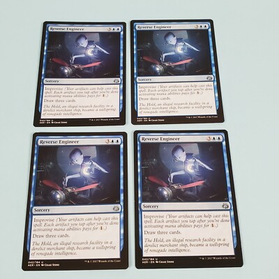 4x Reverse Engineer - Aether Revolt - MTG Magic the Gathering