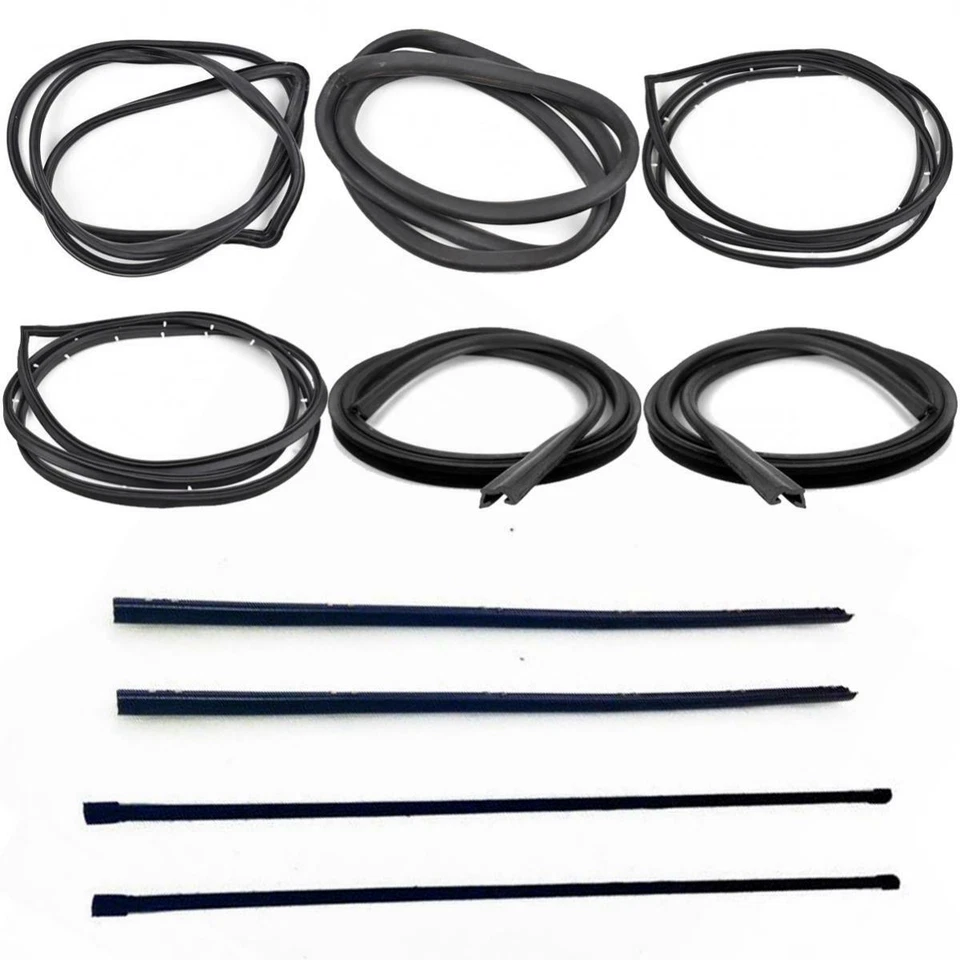 Weatherstrip Rubber Complete Set 10 Fits Toyota Hilux RN20 RN25 Pickup 1972-78 - Изображение 2 из 4