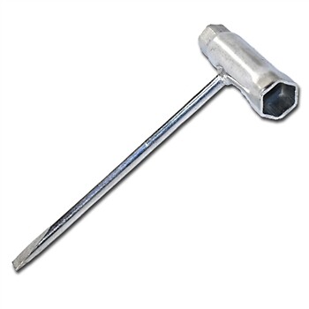 Llave en T cabeza plana x 19 mm x 13 mm (3/4" x 1/2") - Imagen 1 de 1