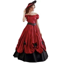 KEMAO Medieval Costume Marie Antoinette Dresses Victorian Gown Renaissance