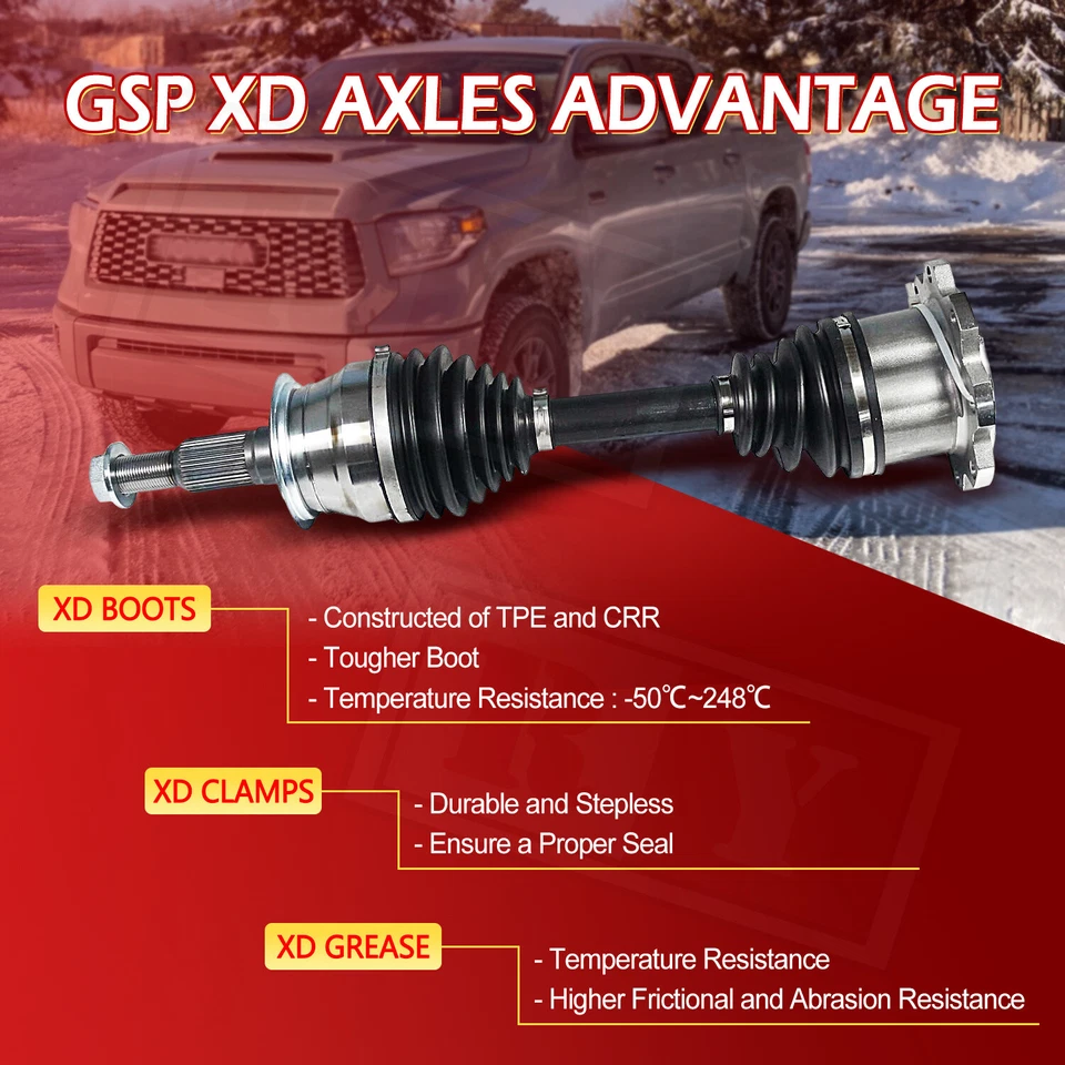 Eje delantero Xtreme Duty CV para Subaru Forester 2009-2013 2011-2014 Subaru Impreza Foto 4 de 4