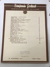 Valse Chromatique in G by Banjamin Godard 1889  piano sheet music 2E