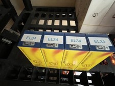 (4) Tubi abbinati JJ Tesla EL34 (E34L - 6CA7) - Marantz CJ Hadley  