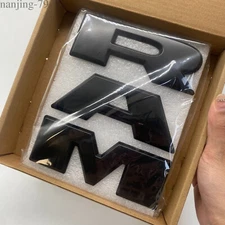 2019-2023 Matte Black RAM Front Grille Emblem Badge Fits for RAM 1500 68311411AA