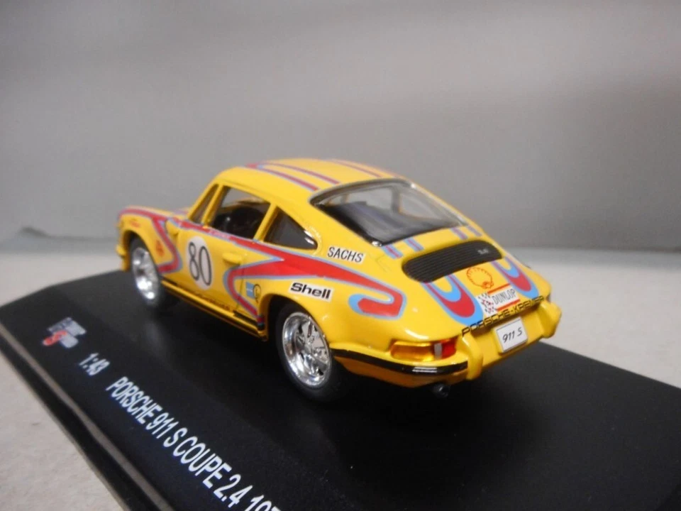 PORSCHE 911 S Coupe 2.4 - 1971 - Yellow Gialla # 80 - 1/43 HIGH SPEED - Immagine 3 di 3