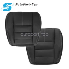 New For 2008 2009 2010 Ford F250 F350 Super Duty Lariat Front Seat Cover Black