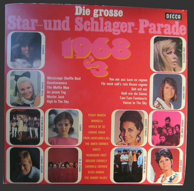 LP Peggy March / Kirsti / Manuela a.o. Die Grosse Star- Und Schlager-Parade 196