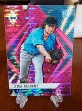 Nick Neidert 2021 Panini Phoenix Pink Pulsar Baseball Card #9 Rookie