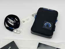 Montblanc Black Blue Spirit Mini Envelope Crossbody Bag New 100% Genuine Rp $580