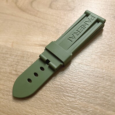 Panerai Uhrenarmband Panerai Kautschuk Armband OFFICINE PANERAI 24