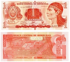 2019 Honduras 1 Honduran Lempira Banknote P96 UNC