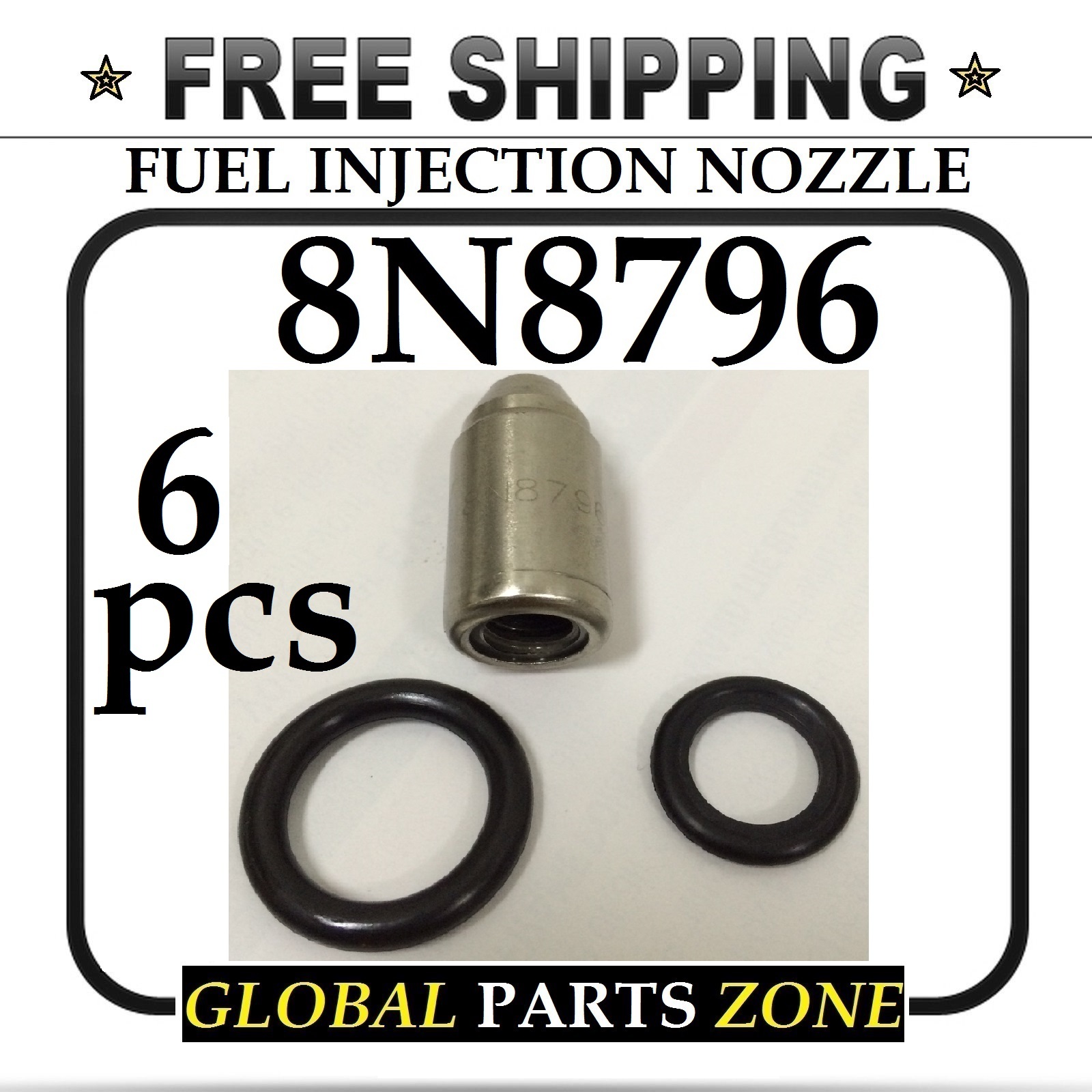 6 x NEW FUEL INJECTOR GROUP for Caterpillar CAT 8N8796 7S9891 