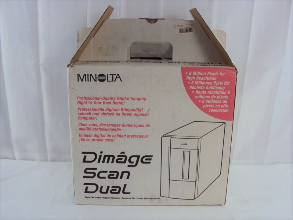 Minolta Dimage Scan Dual Model F-2400 35mm Digital Film Slide Scanner NEW in Box - Image 2 of 4
