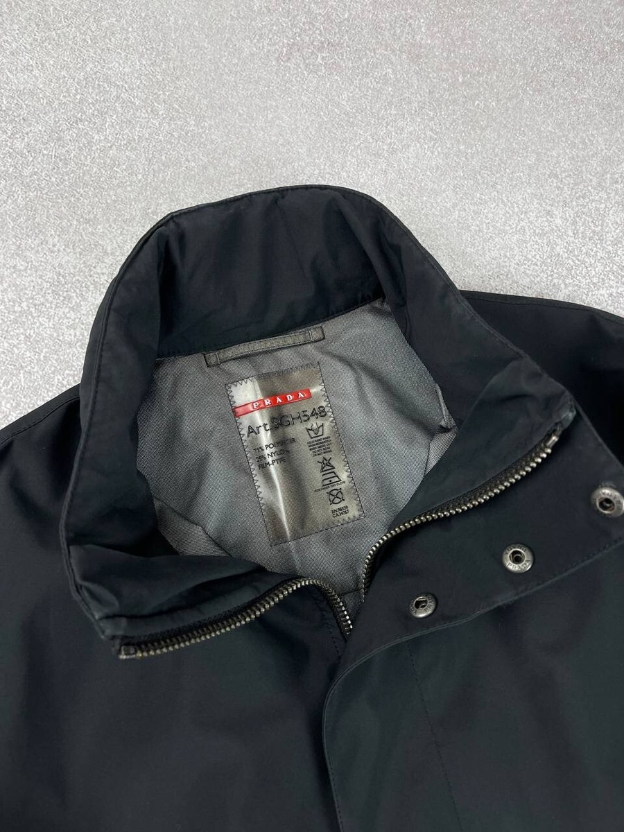 PRADA::ブルゾン:48[RESALE] Vintage Prada Nylon Coat Jacket Black Men's Size 48 | eBay
