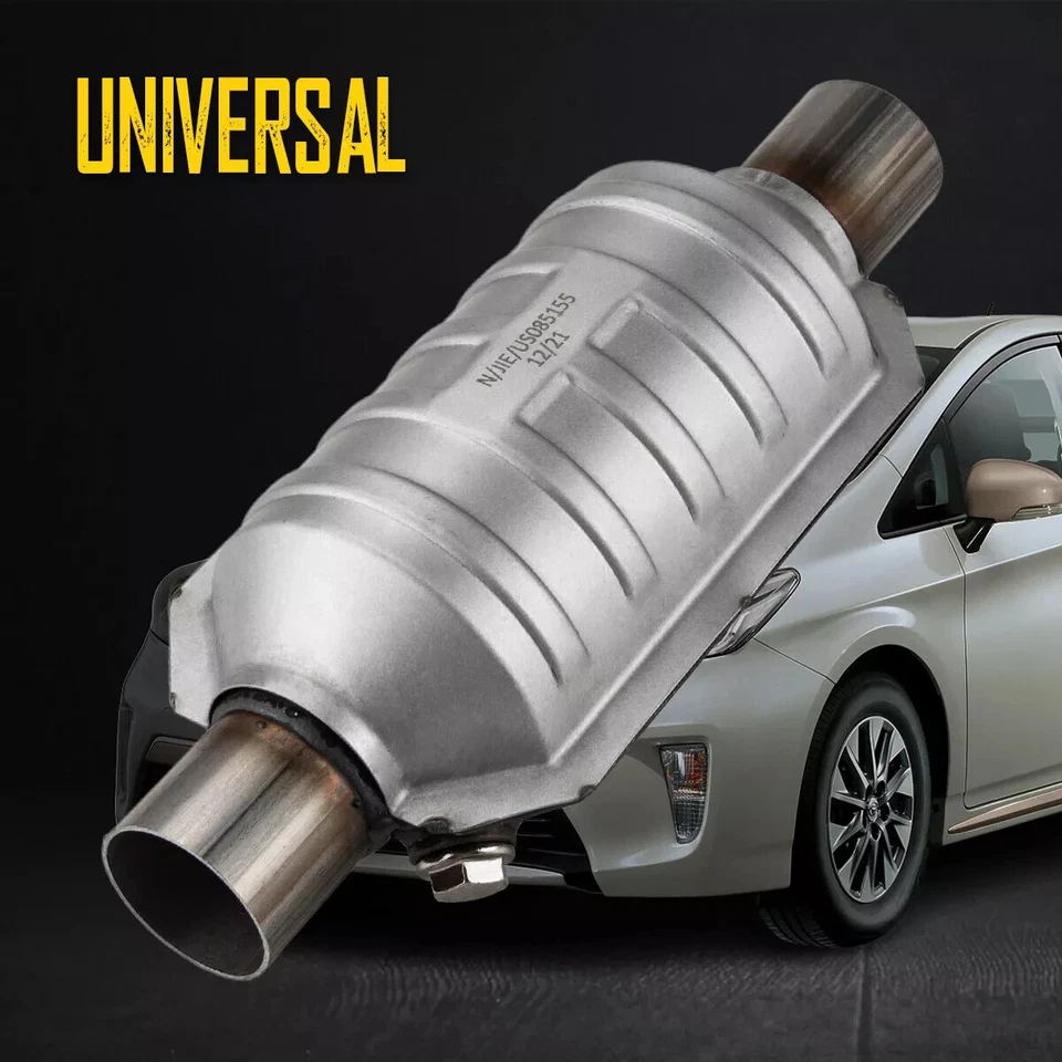 For All Chevrolet Cars Catalytic Converter 2.25'' Direct Fit High Flow - Image 2 of 4