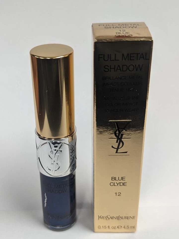 1 PEÇA - YSL SOMBRA LÍQUIDA DE METAL COMPLETO SOMBRA #12 AZUL CLYDE 0,15 fl oz - Imagem 2 de 4
