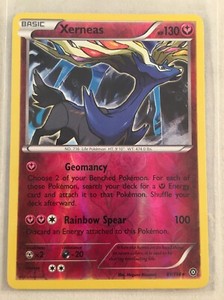 Pokemon XY Steam Siege Xerneas 81/114 Rare Reverse Holo