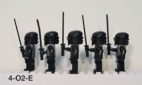 Lego Ninjago Nindroid  Minifigure Lot of 5 70720 70728 njo093 w/ Weapons