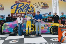 TRAVIS PASTRANA HAND SIGNED 12X8 PHOTO NASCAR AUTOGRAPH RED BULL X GAMES 4