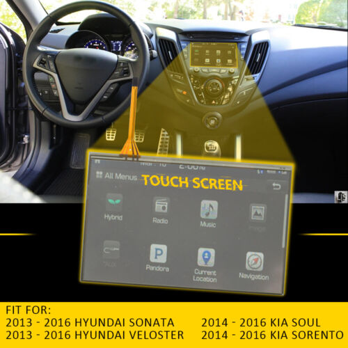 4pin Radio Touch-Screen Glass Digitizer 7" For 13-16 Hyundai Sonata veloster US
