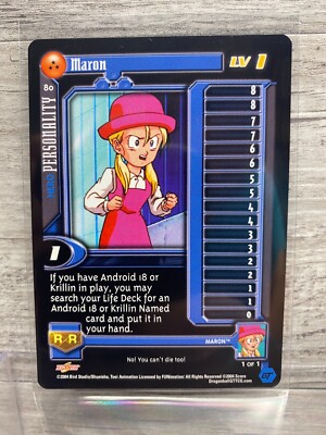 ゲームセンター・ゲームカード maron Dragon Ball GT TCG 2004 **NON FOIL** Personality #80 MARON Lv 1 | eBay
