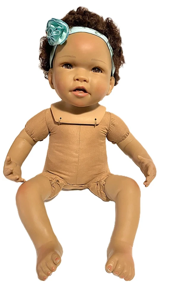 Muñeca afroamericana renacida ADG Ashton Drake Galleries 19" Foto 2 de 4