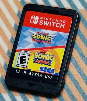 Sonic 2 in 1 Sonic Mania and Team Sonic Racing Double Pack Nintendo Switch I190