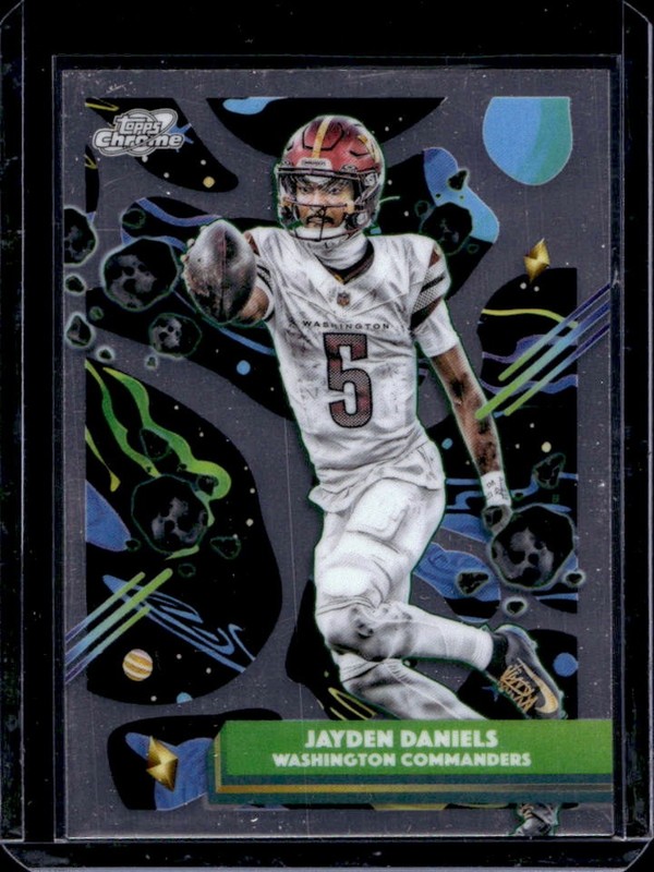 2025 Topps Cosmic Chrome Jayden Daniels #98 Commanders