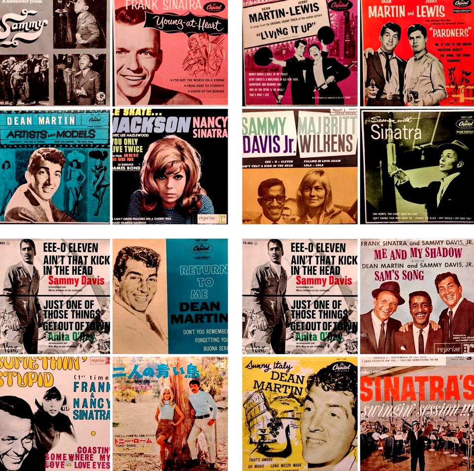 🧿U-PICK🧿 "RAT PACK: SAMMY- FRANK -DINO" RARE PREMIUM VINTAGE VINYL LOT (11-30) - Image 3 of 4