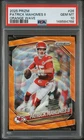 2025 Prizm Orange Wave /65 Patrick Mahomes ll POP 4 PSA 10