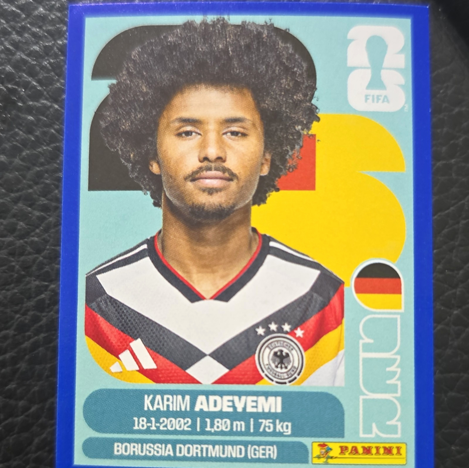 Panini FIFA World Cup 2026 Sticker Karim Adeyemi GER 19 Germany Soccer Card