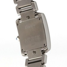Authentic Cartier Tank Française SM W51008Q3 Stainless Steel Quartz #270-00... 7