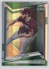 2022 Panini Elite Extra Edition Status Green /499 Landon Sims #34 0c2