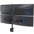 VIVO Triple Computer Monitor Desk Mount, 1 Ultrawide to 49", 2 Standard to 27"