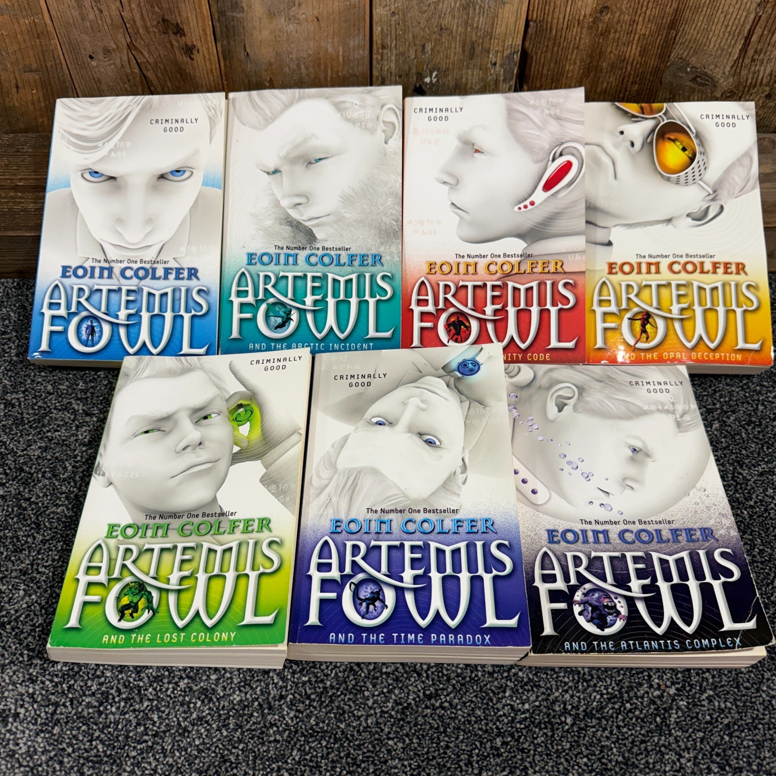 Eoin Colfer - Artemis Fowl 1-7 Paperback Bundle - Young Adult Fantasy, Adventure