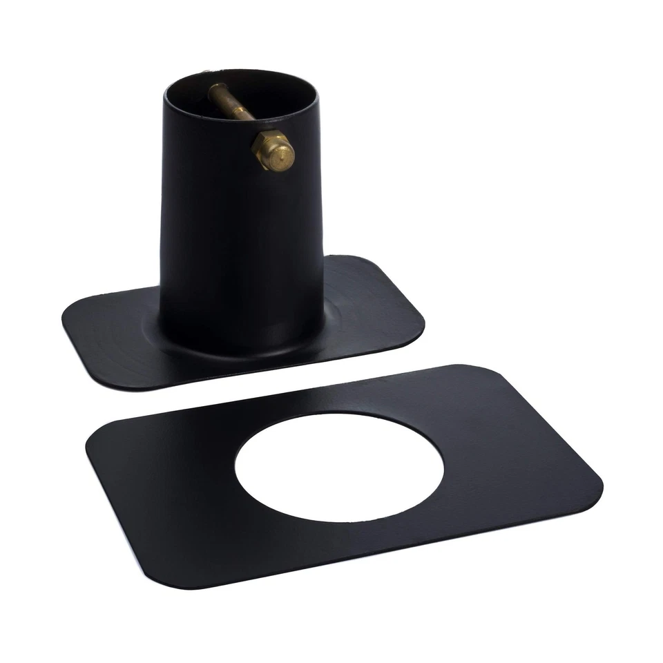 Адаптер желоба с порошковым покрытием Monarch Rain Chains 20042 алюминиевый черный дождевик... - Изображение 3 из 4