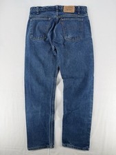 Vintage Levi s 20505 0217 Orange Tab Dark Wash Men's 32 X 30 80 s Jeans READ