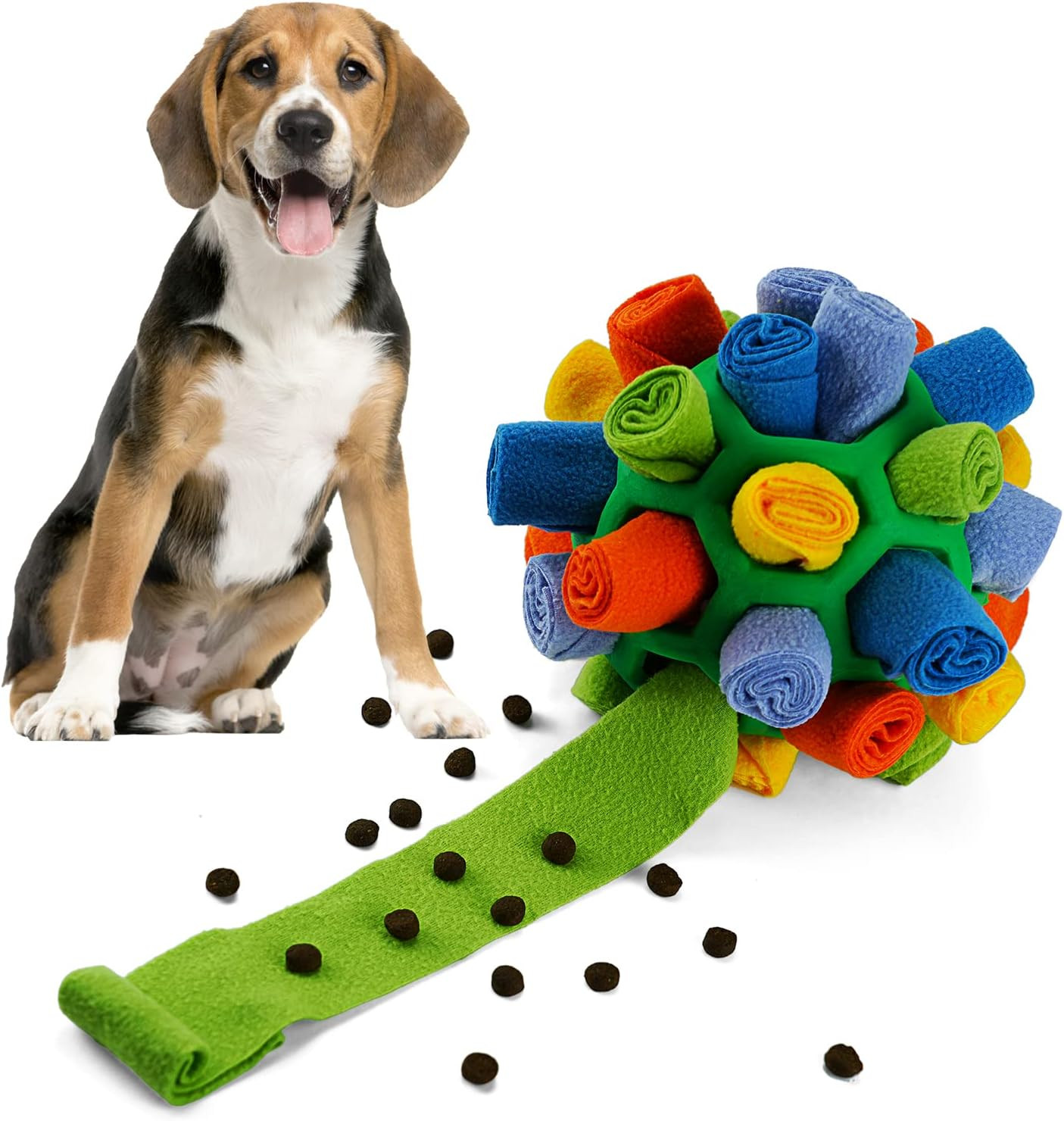 Snuffle Ball per Cani: Gioco Puzzle Portatile e Lavabile Soft