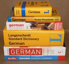 LEARN GERMAN LANGUAGE BOOKS LOT #1 with 6 boo...