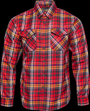 Dixxon Flannel Company The Banks Plaid Flannel Button-Up Pockets Red XL