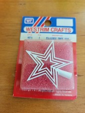 Vintage Westrim Mini Beaded Christmas Tree Topper Filigree Star New 2 Available